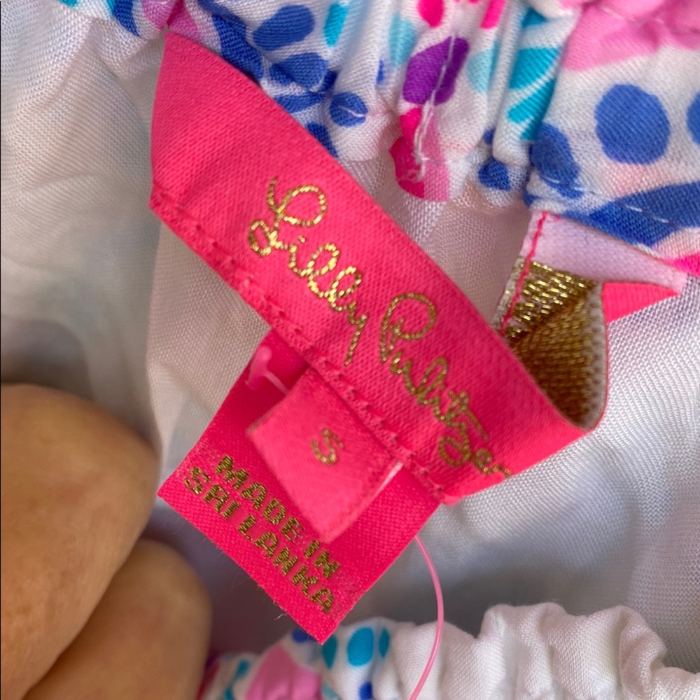Lilly Pulitzer Colorful Off-Shoulder Dress 🐣 - Picture 5 of 7